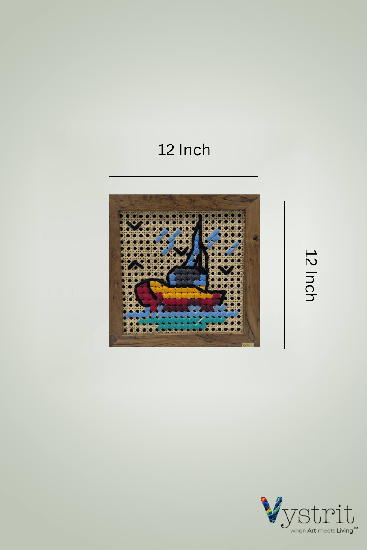 Sailing Stillness 12 inch x 12 inch