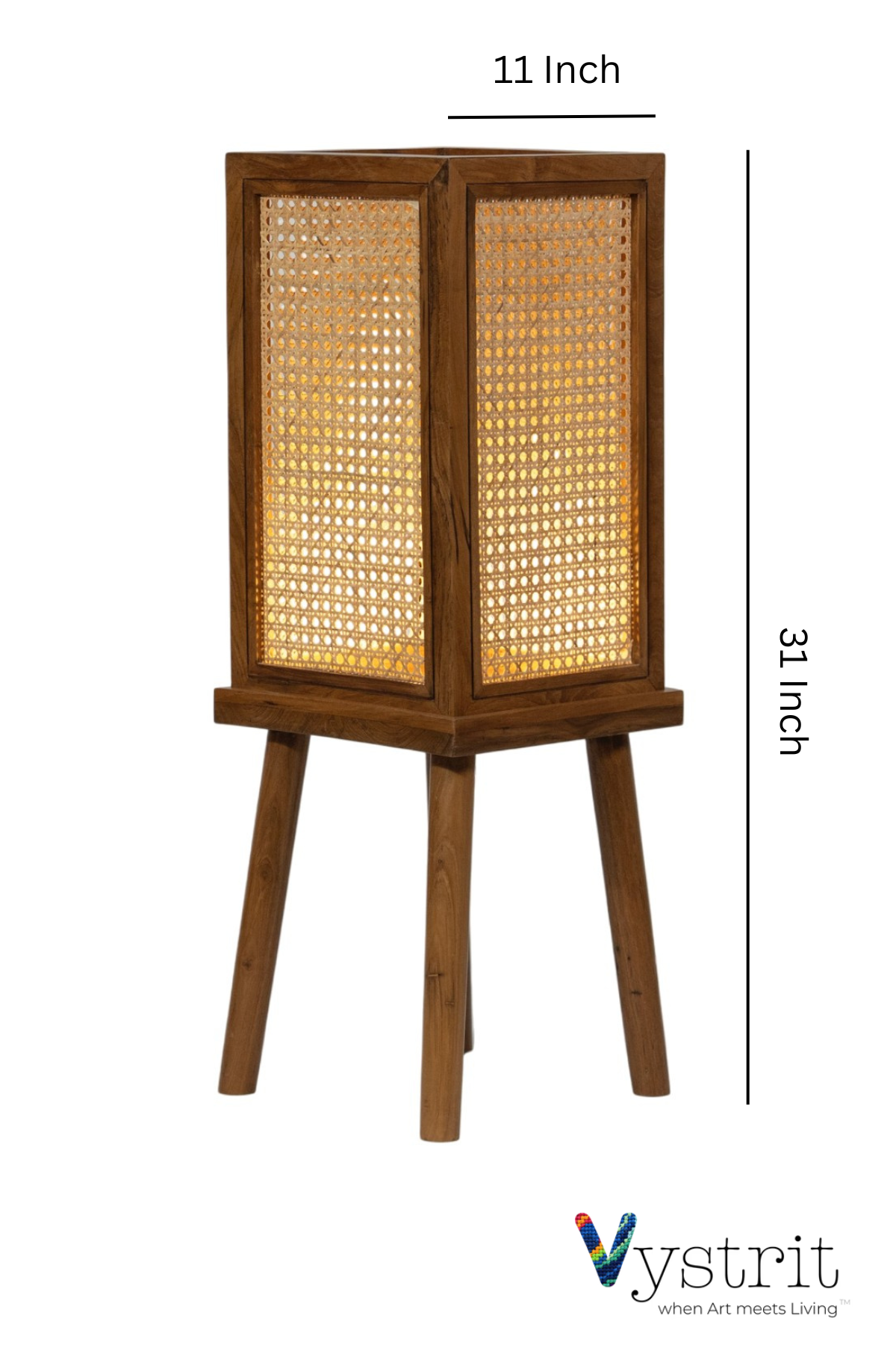 Teakwood Floor Lamp