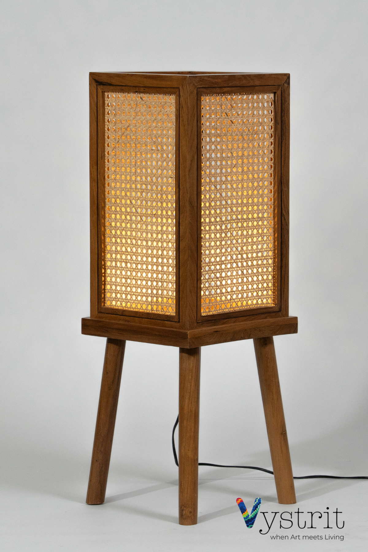 Teakwood Floor Lamp