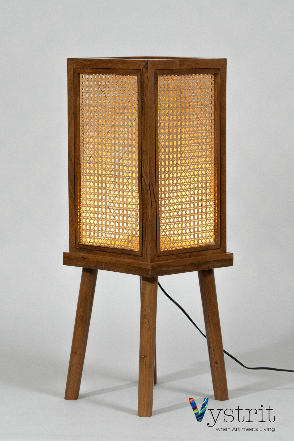 Teakwood Floor Lamp