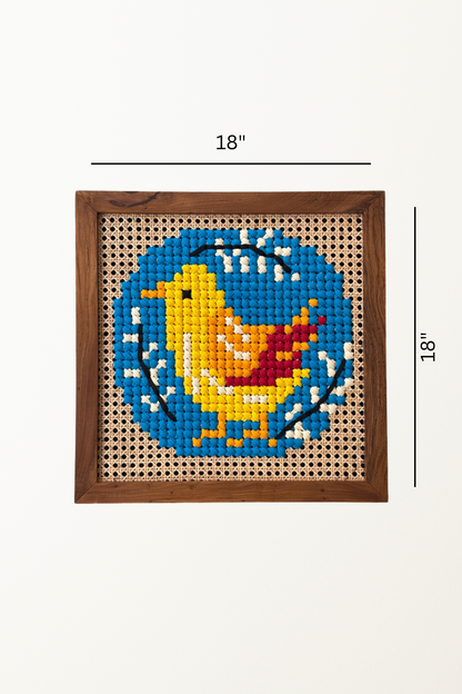 Sunrise Songbird - 18 x 18 inches