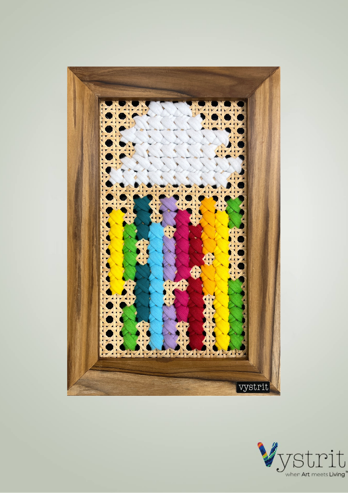 Rainbow Showers - Art 8 inch x 12 inch