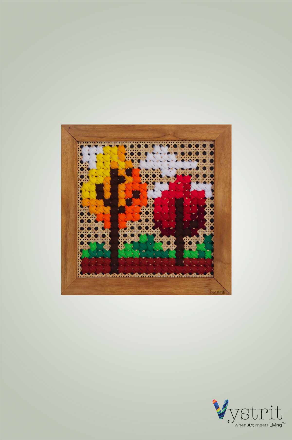 Shades of the Fall - 12 inch x 12 inch