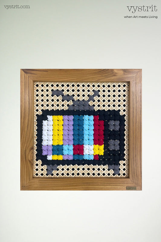 Nostalgia Series - Retro Vibes: Antenna TV  - Art 12 inch x 12 inch
