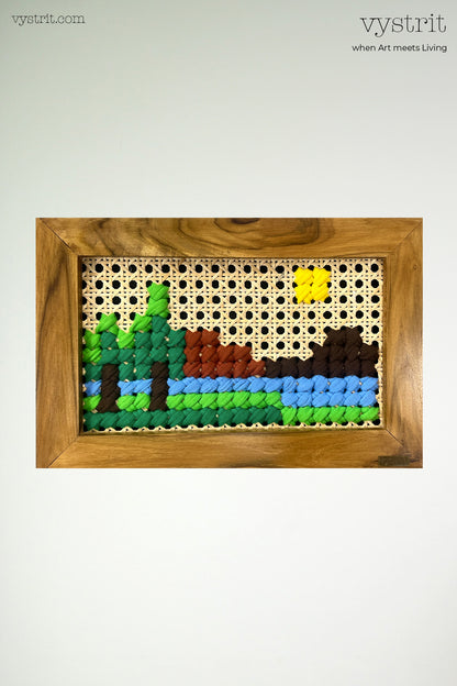 A Mountainous Landscape - 12 inch x 8 inch
