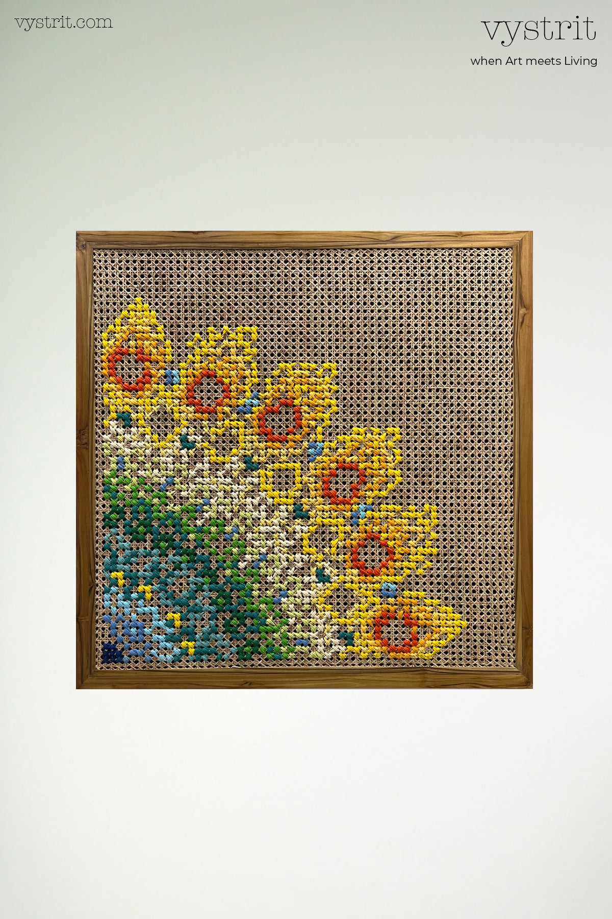 Warmth of the Mandala - 4ft x 4ft