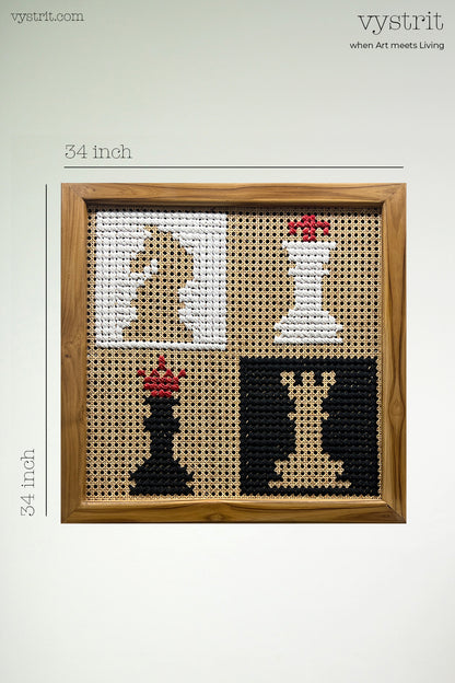 Chess Harmony - 34 inches x  34 inches