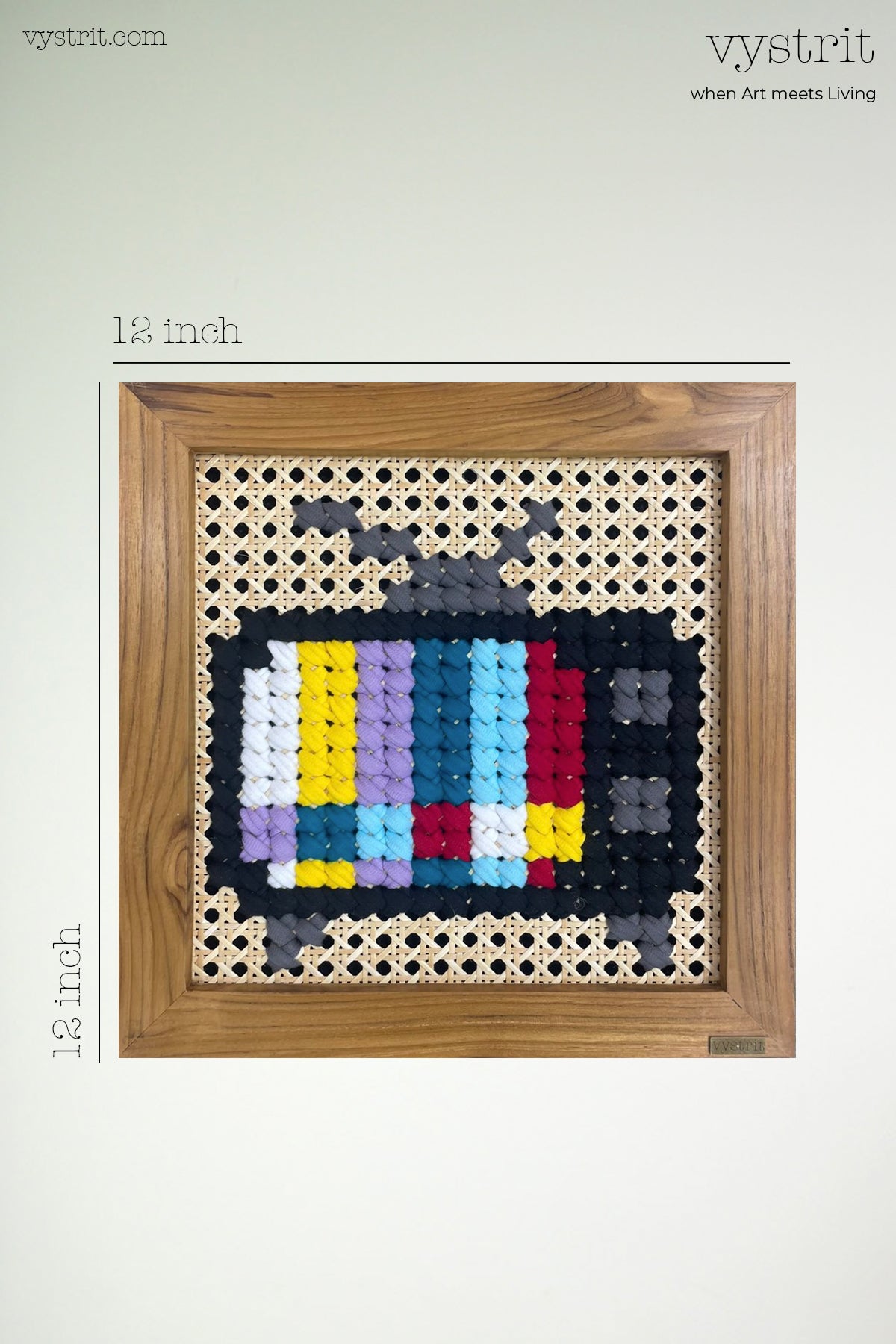 Nostalgia Series - Retro Vibes: Antenna TV  - Art 12 inch x 12 inch