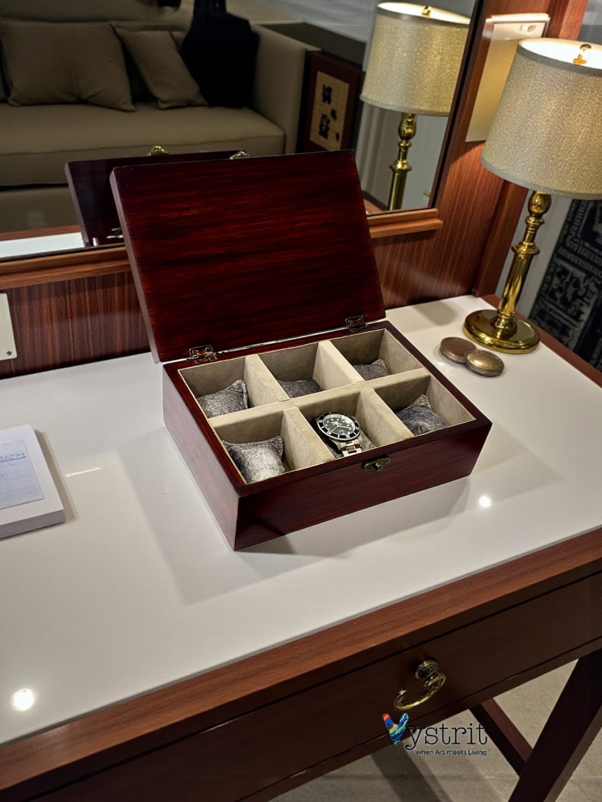Watchful Peaks - Handcrafted Watch Box