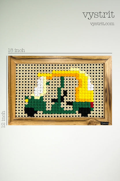 Auto Rickshaw - Art 18 inch x 12 inch