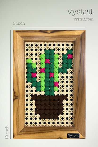 Bloomed Cactus - 8 inch x 12 inch